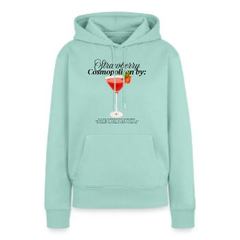 Strawberry Cosmo By XXXX - Frauen Premium Bio Hoodie - Mint  - Vorne - Julia (174cm)