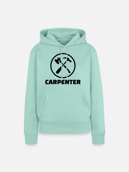 Zimmermann - Frauen Premium Bio Hoodie - Mint