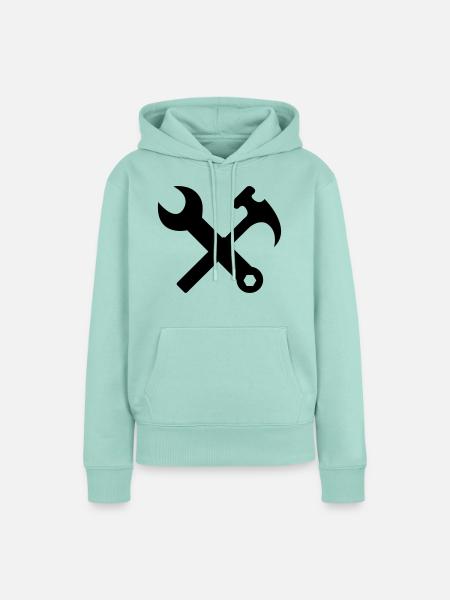 handwerker - Frauen Premium Bio Hoodie - Mint