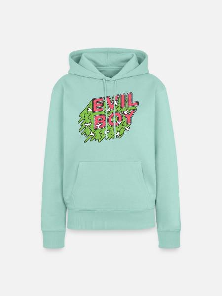 schlechter Junge - Frauen Premium Bio Hoodie - Mint