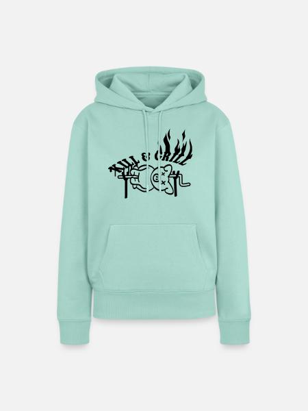 Kill And Grill Pig - Frauen Premium Bio Hoodie - Mint