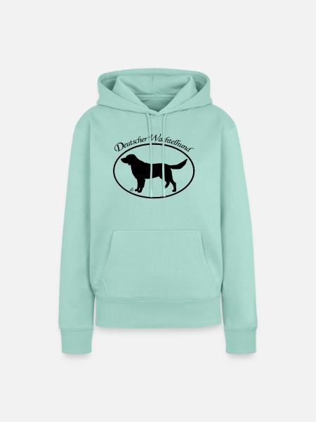 Deutscher Wachtelhund - Frauen Premium Bio Hoodie - Mint 