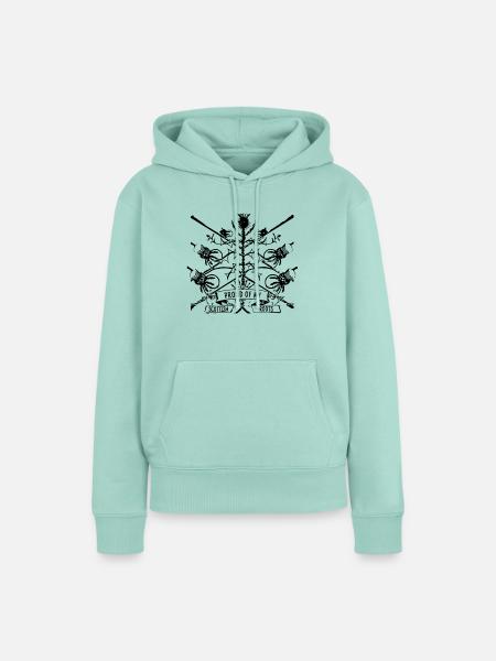 proud_scottish - Frauen Premium Bio Hoodie - Mint 