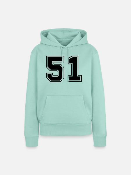 51 - Frauen Premium Bio Hoodie - Mint