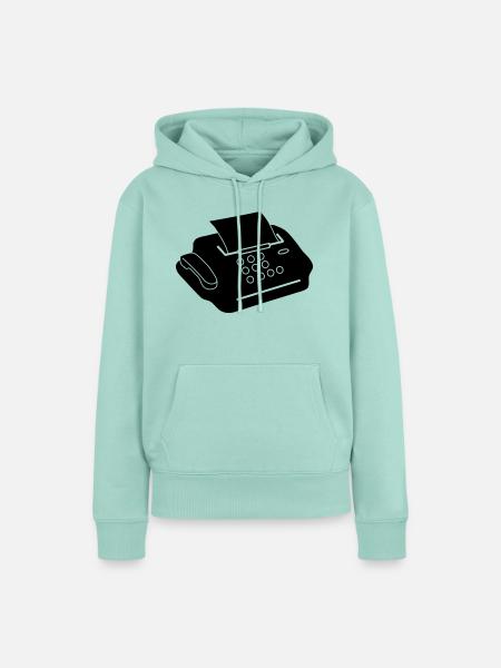 fax_g1 - Frauen Premium Bio Hoodie - Mint