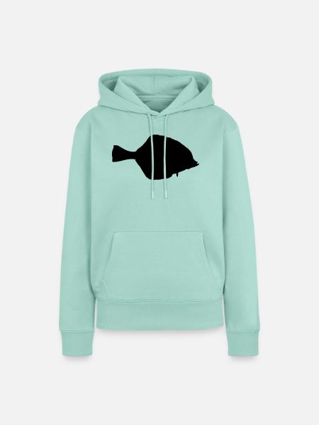 Flunder - Fisch - Fish - Frauen Premium Bio Hoodie - Mint
