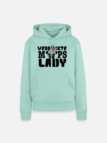 Mops - Frauen Premium Bio Hoodie - Mint