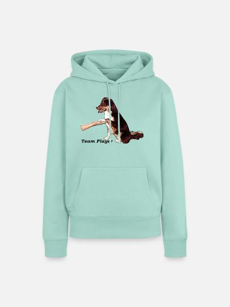 Aussie Team Player 2 - Frauen Premium Bio Hoodie - Mint