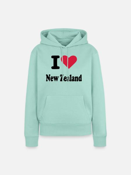Neuseeland - Frauen Premium Bio Hoodie - Mint