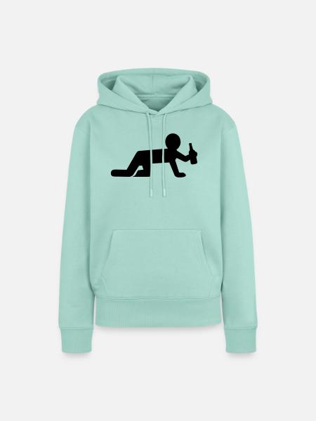 Alkohol - Frauen Premium Bio Hoodie - Mint 