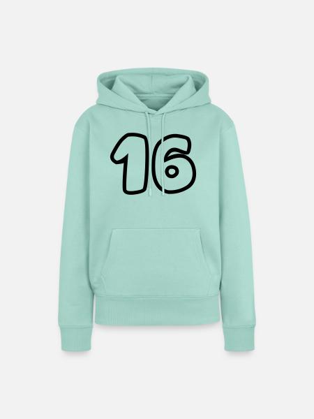 16 - Frauen Premium Bio Hoodie - Mint