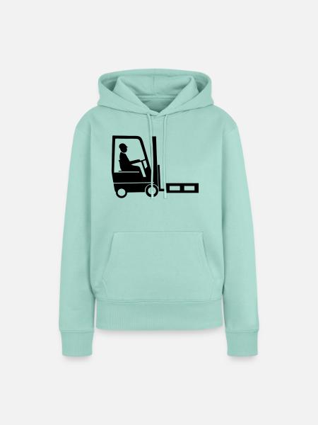 staplerfahrer - Frauen Premium Bio Hoodie - Mint 