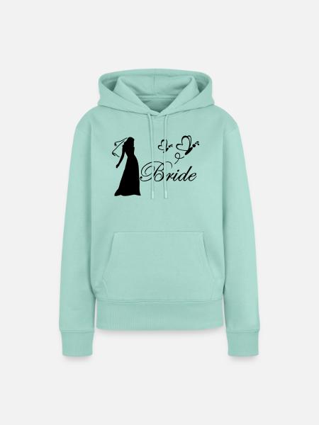 bride - Frauen Premium Bio Hoodie - Mint