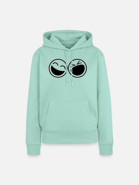 Smileys - Frauen Premium Bio Hoodie - Mint 