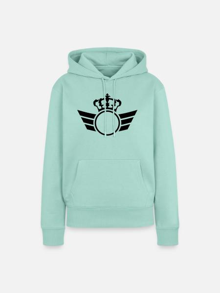 Crown Logo - Frauen Premium Bio Hoodie - Mint
