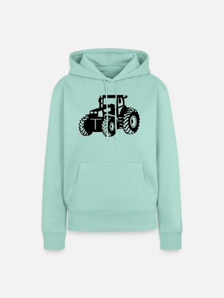 traktor_001 - Frauen Premium Bio Hoodie - Mint