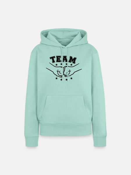 Team Freunde Faeuste - Frauen Premium Bio Hoodie - Mint