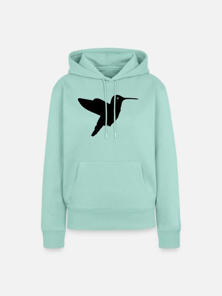 Kolibri - Frauen Premium Bio Hoodie - Mint 