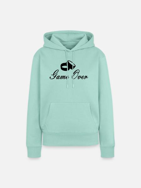 game over - Frauen Premium Bio Hoodie - Mint