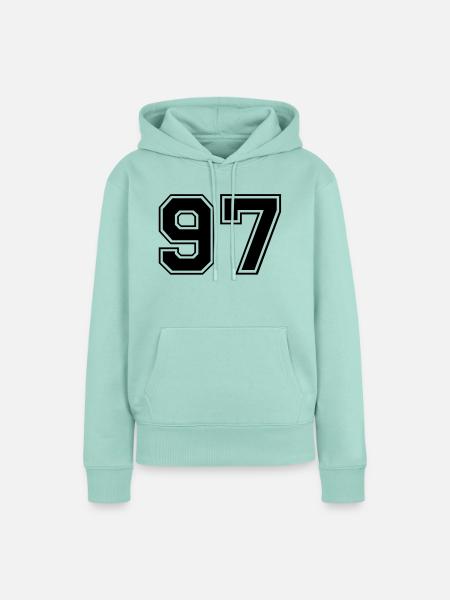 97 - Frauen Premium Bio Hoodie - Mint 