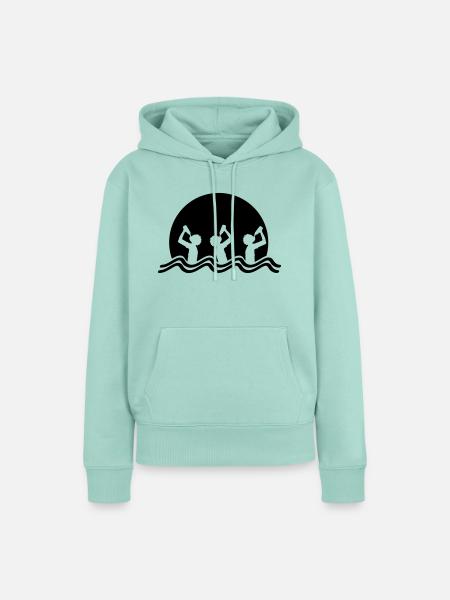 Beach Drinking Team - Frauen Premium Bio Hoodie - Mint
