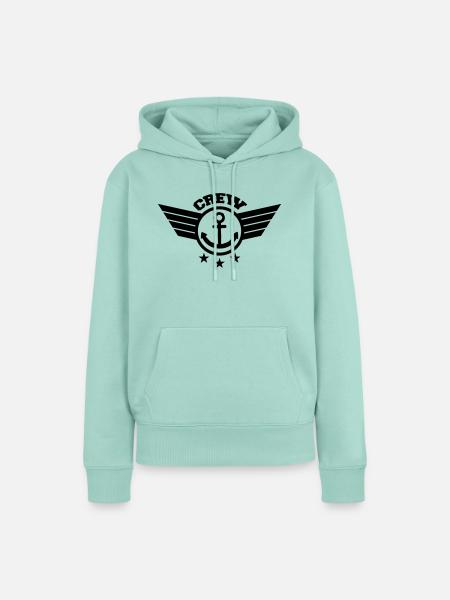 Anchor Crew - Frauen Premium Bio Hoodie - Mint 