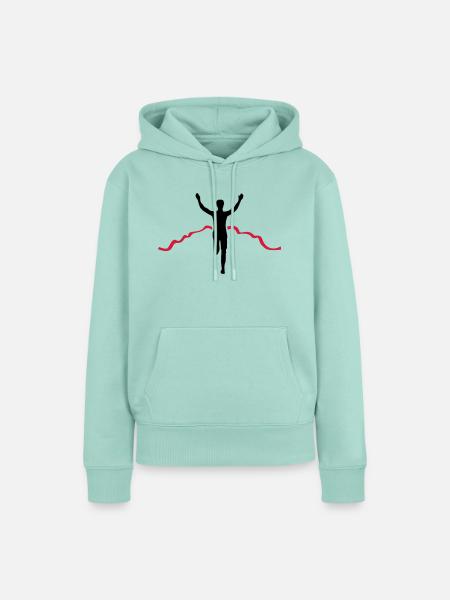 Jogger Ziel - Frauen Premium Bio Hoodie - Mint 