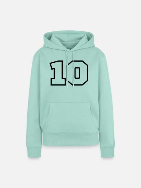 10 - Frauen Premium Bio Hoodie - Mint