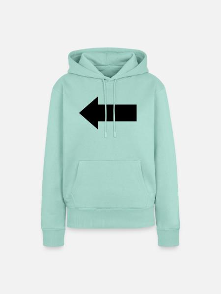 Pfeil - Frauen Premium Bio Hoodie - Mint