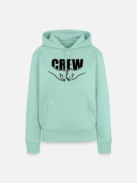 Faustschlag Crew Team - Frauen Premium Bio Hoodie - Mint 