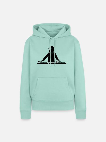 DJ - Frauen Premium Bio Hoodie - Mint