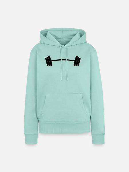 Hantel - Frauen Premium Bio Hoodie - Mint