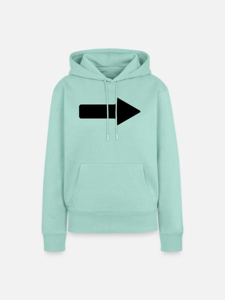 pfeil - Frauen Premium Bio Hoodie - Mint 