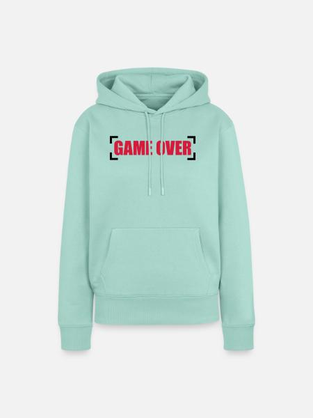 Game Over - Frauen Premium Bio Hoodie - Mint