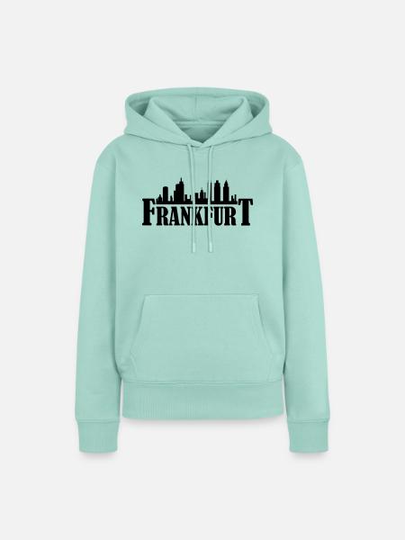 frankfurt_01 - Frauen Premium Bio Hoodie - Mint 