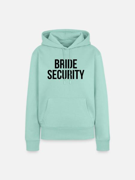 Bride security - Frauen Premium Bio Hoodie - Mint