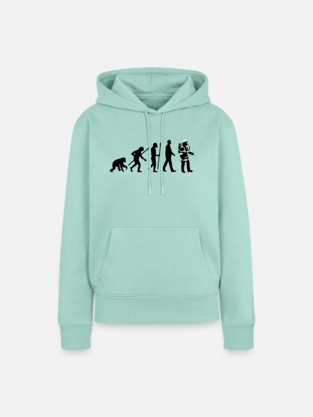 evolution_feuerwehrmann_012015_c_3c - Frauen Premium Bio Hoodie - Mint