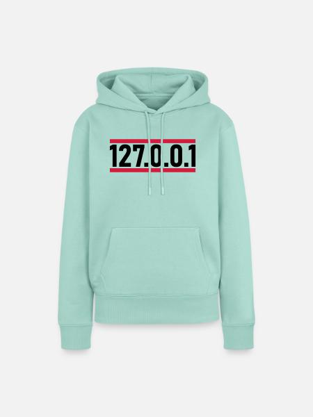 127 0 0 - Frauen Premium Bio Hoodie - Mint 