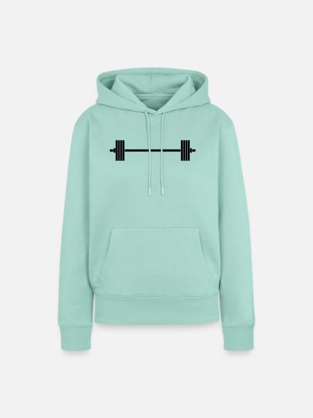 Barbell - Frauen Premium Bio Hoodie - Mint 