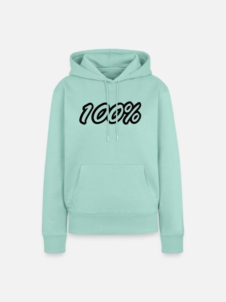 100 - Frauen Premium Bio Hoodie - Mint 