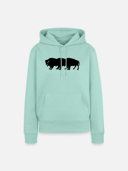 bisons - Frauen Premium Bio Hoodie - Mint