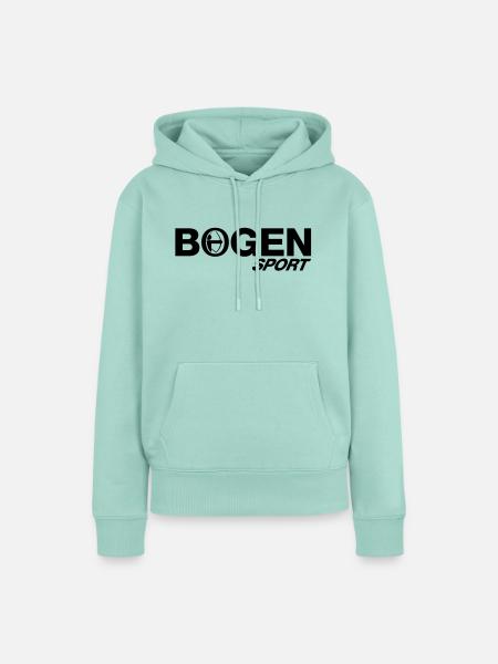 bogen_sport_2__f1 - Frauen Premium Bio Hoodie - Mint 