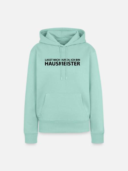 hausmeister - Frauen Premium Bio Hoodie - Mint