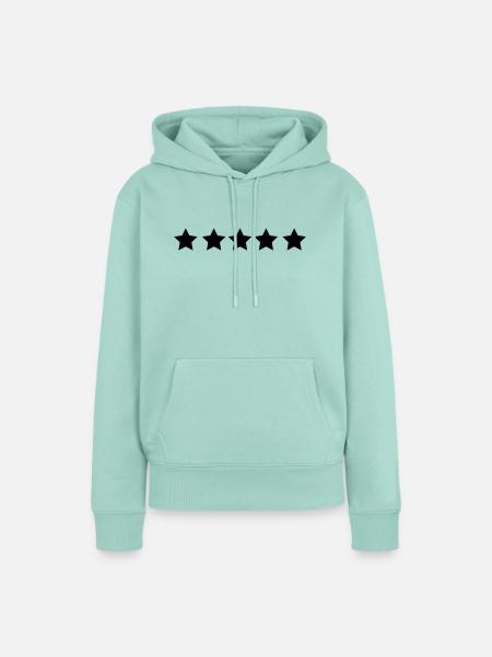 sterne - Frauen Premium Bio Hoodie - Mint