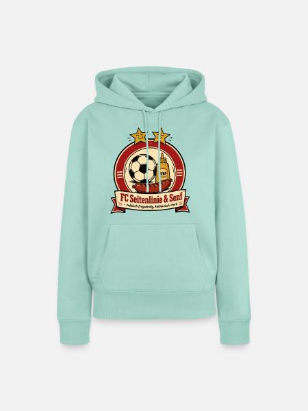 FC Seitenlinie & Senf - Frauen Premium Bio Hoodie - Mint