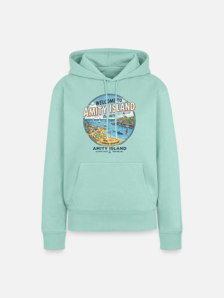 Willkommen im Paradies - Frauen Premium Bio Hoodie - Mint