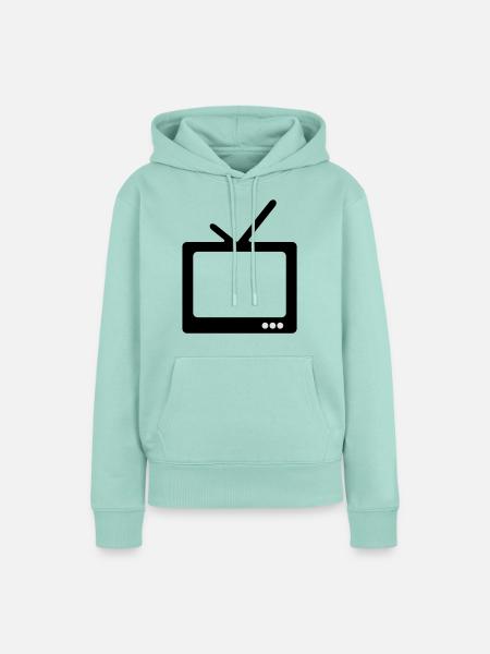 fernseh - Frauen Premium Bio Hoodie - Mint