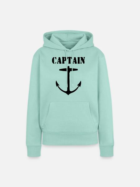 captain - Frauen Premium Bio Hoodie - Mint 
