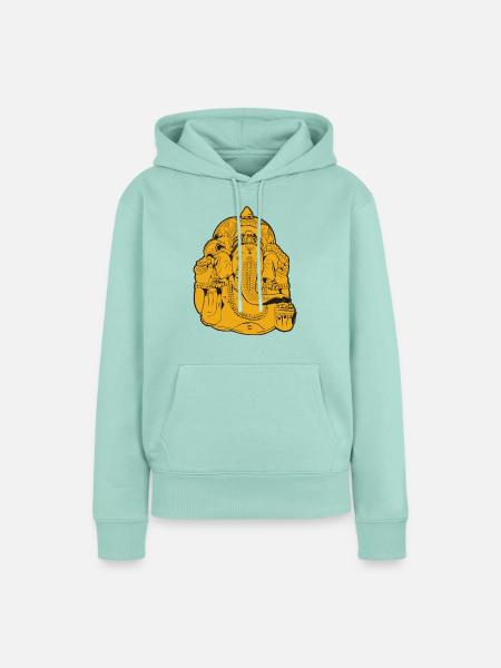 Ganesha - Frauen Premium Bio Hoodie - Mint