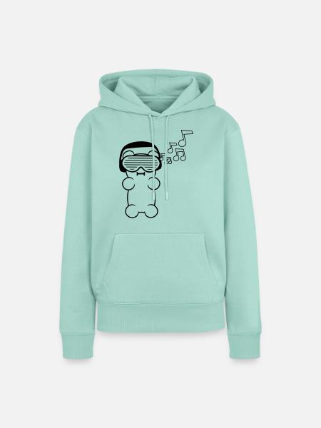 Party Gummibaerchen Design - Frauen Premium Bio Hoodie - Mint